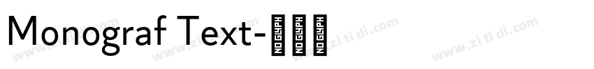Monograf Text字体转换